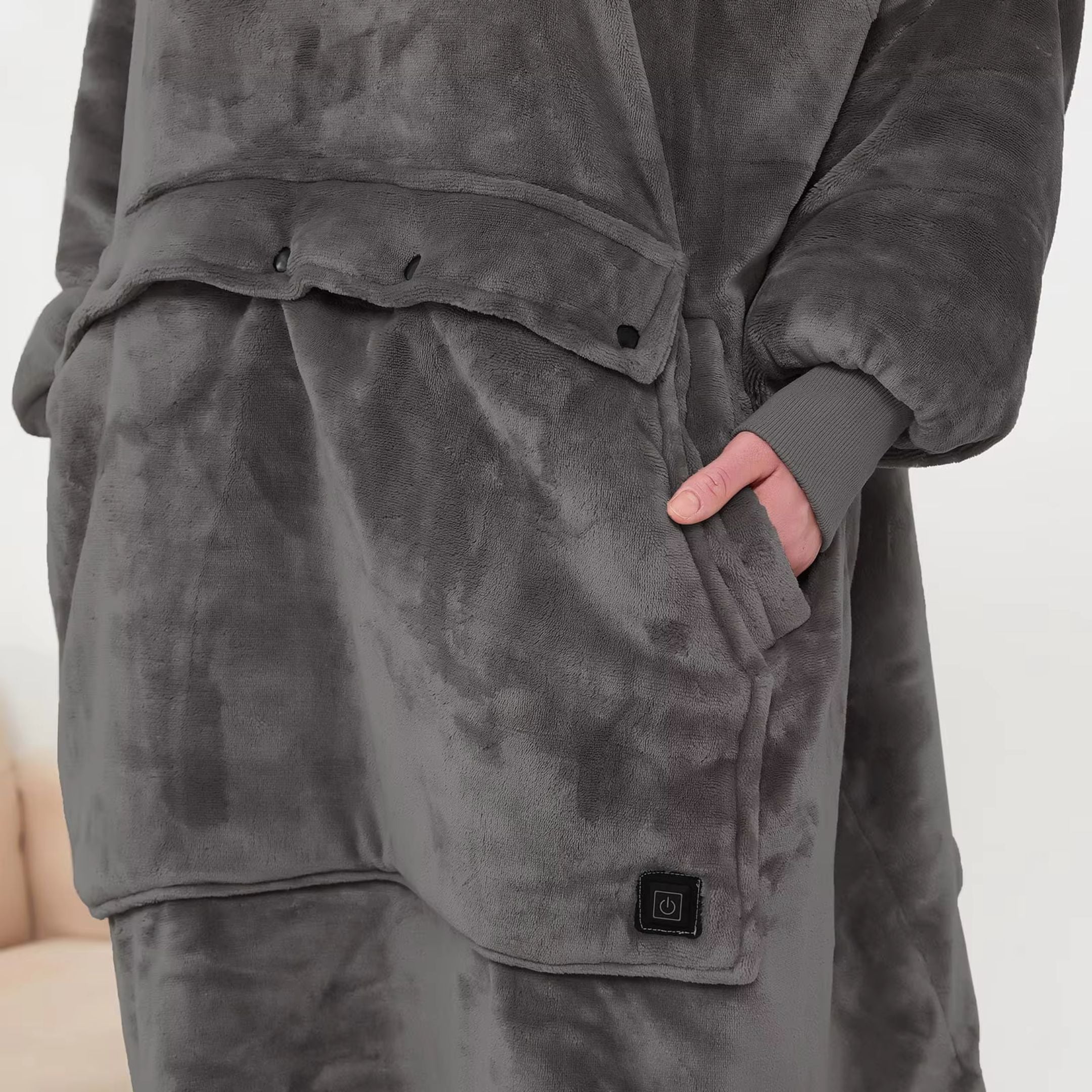 Heated Wearable Blanket Hoodie