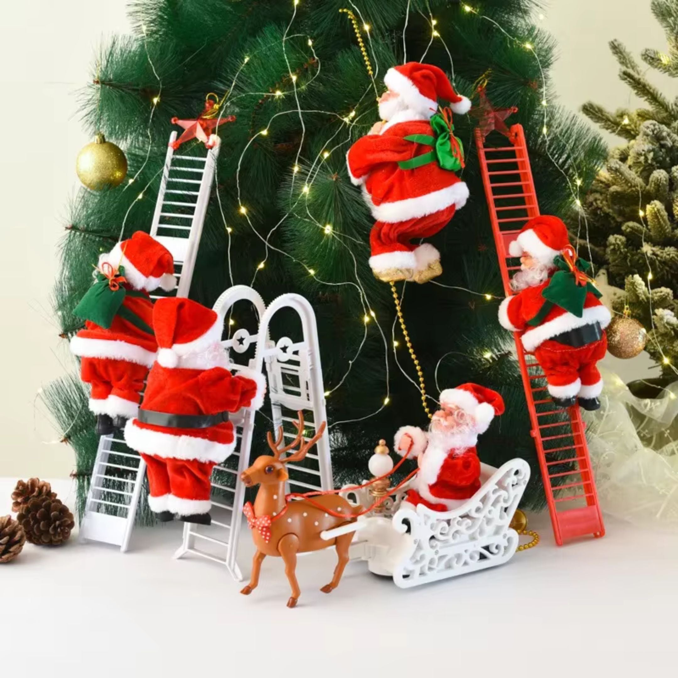 Climbing Santa Claus Decoration