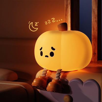 Cute Halloween Led Night Light Silicone Table Lamp