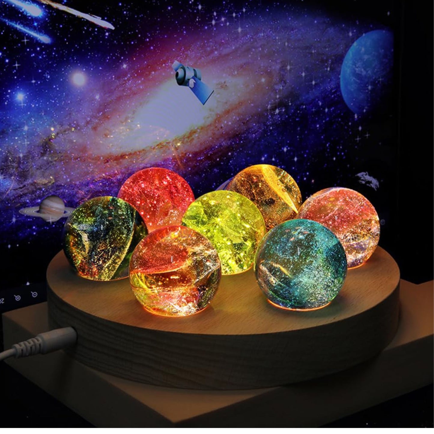 Galaxy Crystal Ball Light