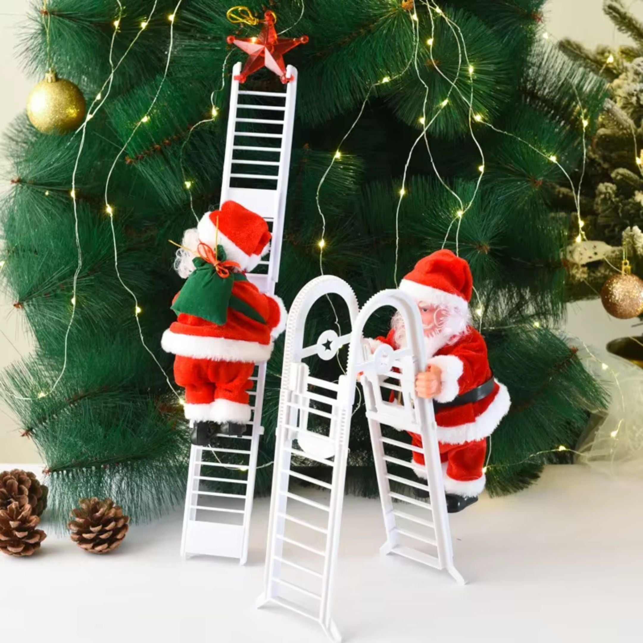 Climbing Santa Claus Decoration